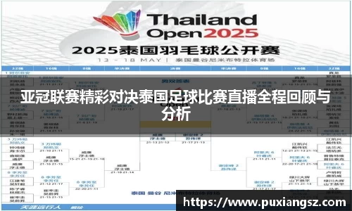 亚冠联赛精彩对决泰国足球比赛直播全程回顾与分析